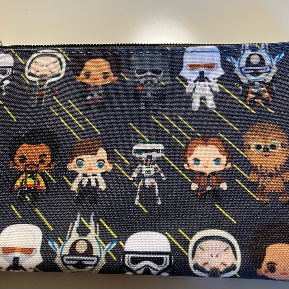 Loungefly Star Wars Chibi Zip Pouch - Cosmetic Coin Pencil bag - Picture 7 of 10
